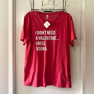 Bella Canvas Red Valentine Tee
